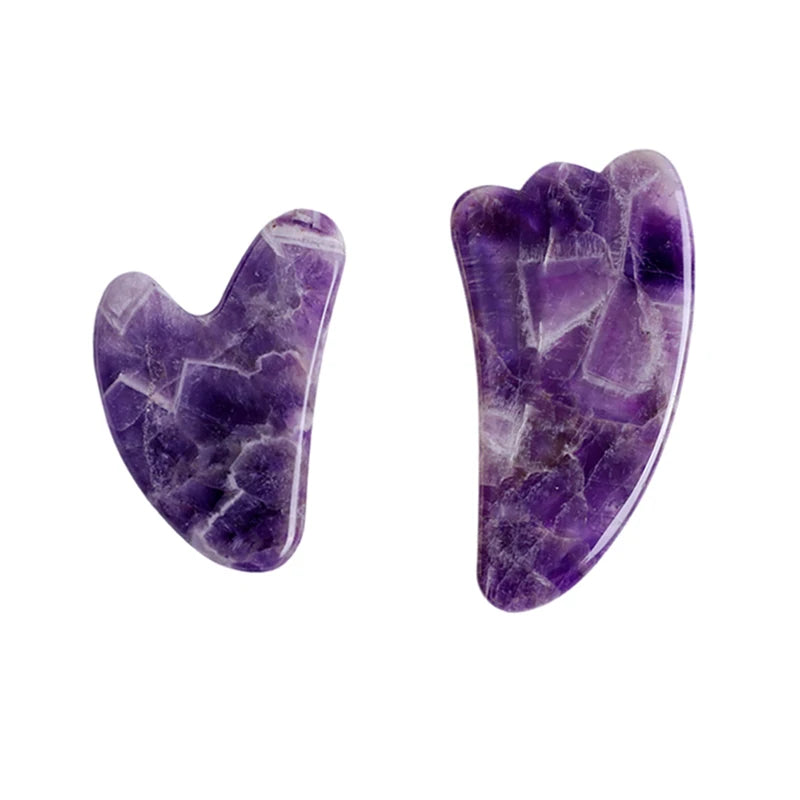 Amethyst Jade Roller & Gua Sha Set – Sculpt, Soothe & Glow