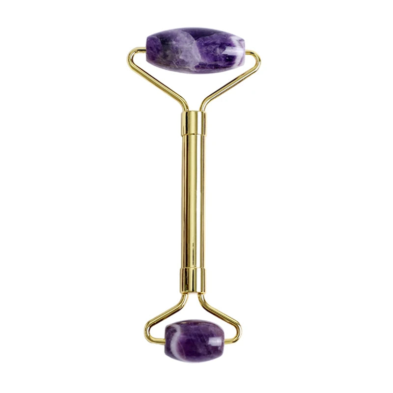 Amethyst Jade Roller & Gua Sha Set – Sculpt, Soothe & Glow