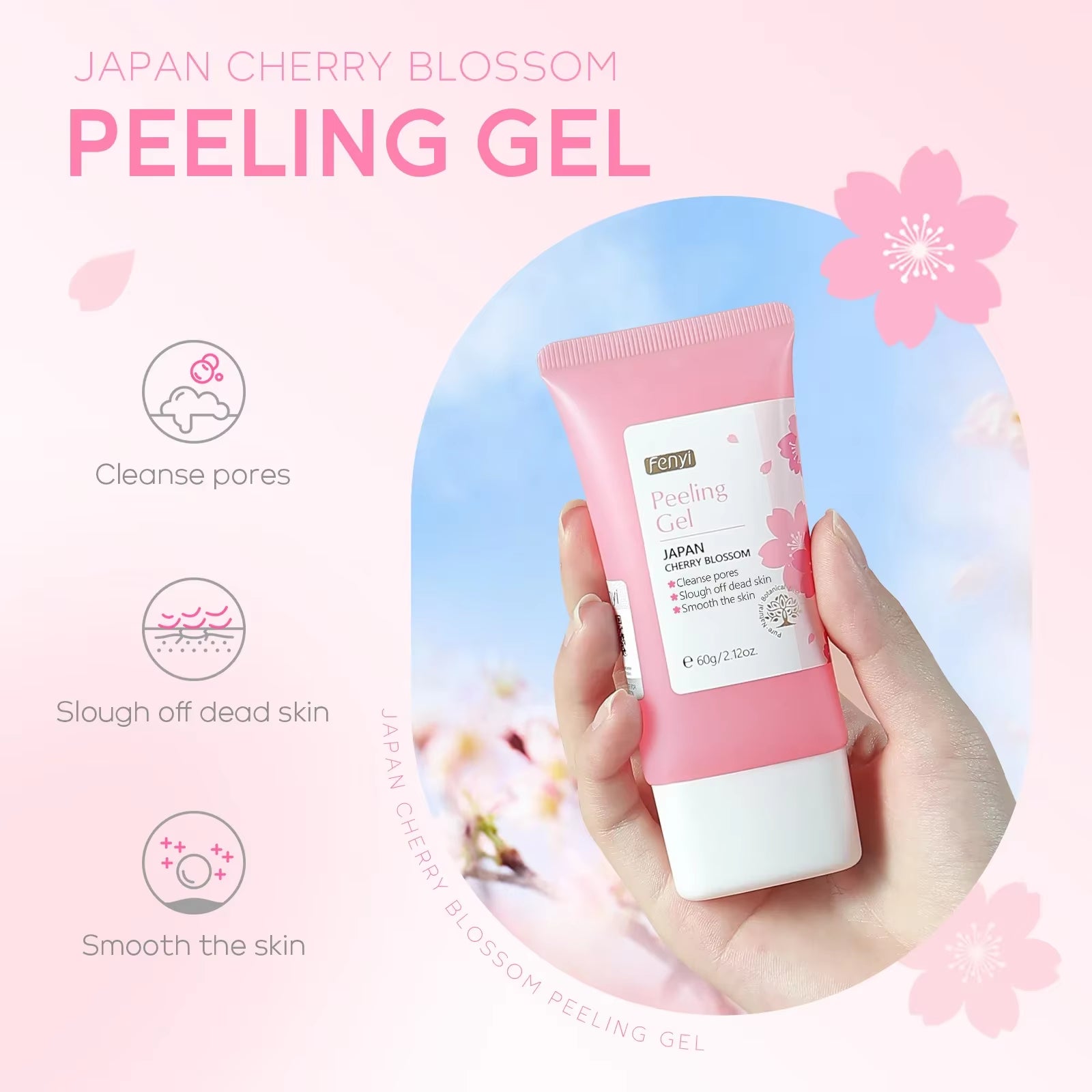 Sakura Exfoliating Gel – Cleanse, Brighten & Repair