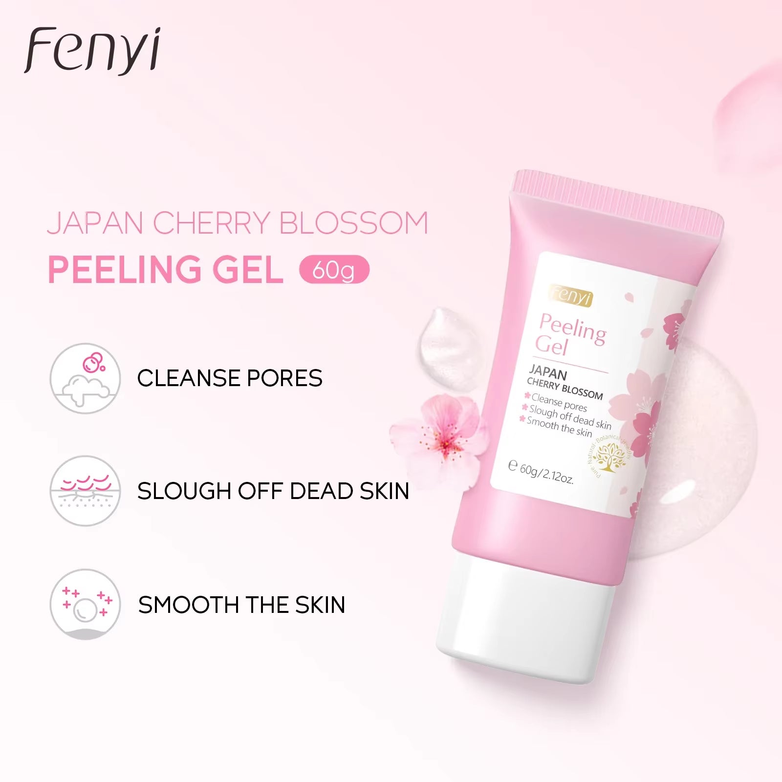 Sakura Exfoliating Gel – Cleanse, Brighten & Repair
